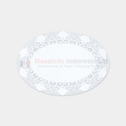 Doilies Paper Oval White