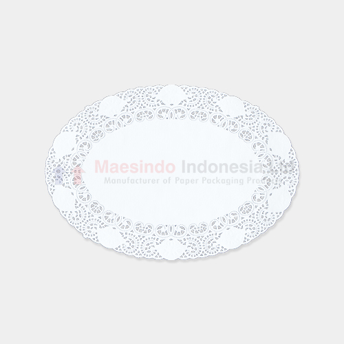 Doilies Paper Oval White