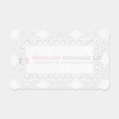 Doilies Paper Rectangular White