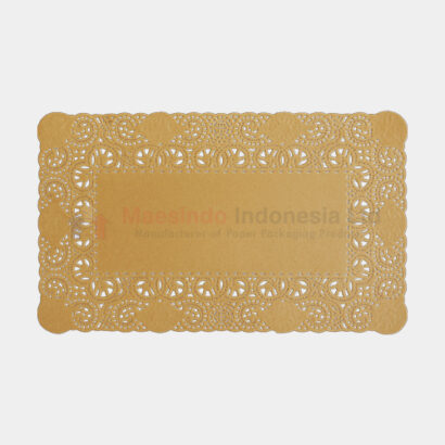 Doilies Paper Rectangular Brown