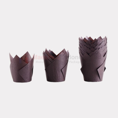 Tulip Muffin Cup - Coffee Brown Greaseproof